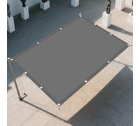 Voile d'ombrage Rectangulaire 1.9 x 2.8 m Imperméable 98% Anti UV Toile Solaire Voile Résistant l'eau Polyester pour Potager Serre Terrasse Patio Jardin, Gris Clair