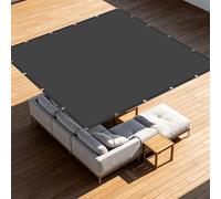 Voile d'ombrage Rectangulaire 100 x 360 cm Imperméableanti Bache Ombrages Exterieur Multi Couleur Taille Toiles pour Patio Jardin Terrasse Extérieur, Sable, Gris Foncé