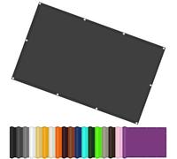 Voile d'ombrage Rectangulaire 100 x 580 cm Protection Solaire, Coupe-Vent, Anti UV Filet D'Ombrage, Voile Multi Couleur et Taille pour Jardin Terrasse Balcon, Gris Foncé