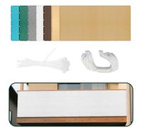 Voile d'ombrage Rectangulaire 120 x 350 cm Résistant 98% Protection Rayons UV Voile d'ombrage Terrasse avec 4 Morceaux de Corde pour Serre/Jardin/Pergola/Patio Lawn, Blanc