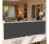 Voile d'ombrage Rectangulaire 130 x 220 cm Protection des Rayons 98% UV Toile d'ombrage Résistant à La Pluie avec Cordons pour Jardin, Serre, Patio, Terrasse et Camping, Gris Foncé