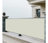 Voile d'ombrage Rectangulaire 160 x 260 cm Résistant Aux UV Toile d'ombrage Protection Solaire avec Le Kit de Fixation pour Patio Jardin Terrasse Extérieur Camping, Blanc cassé