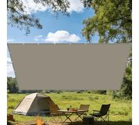Voile d'ombrage Rectangulaire 2.4 x 3 m Toile Imperméable Auvent Imperméable Respirant pour en Plein Air, Jardin Terrasse, Taupe