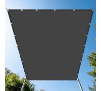 Voile d'ombrage Rectangulaire 2 x 6.5 m Plusieurs Tailles et Coloris Store de Patio Multi Couleur Taille Toiles pour Patio Balcon Jardin Terrasse Extérieur, Gris Foncé