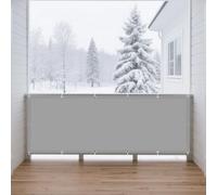 Voile d'ombrage Rectangulaire 220 x 385 cm Rayons UV à 98% Toile PES Résistant à l'eau avec Le Kit de Fixation pour Jardin, Serre, Patio, Terrasse et Camping, Gris Clair