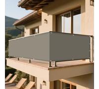 Voile d'ombrage Rectangulaire 230 x 425 cm Imperméable Protection UV 95% Voile Pare Soleil avec Corde Libre Facile à Plier pour Patio Jardin, Terrasse, Extérieur, Balcon, Kaki