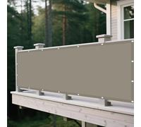 Voile d'ombrage Rectangulaire 235 x 280 cm avec Protection UV Rectangulaire Imperméable Voile d'ombrage Respirant Pourjardin, Terrasse, Balcon, Extérieur, Taupe