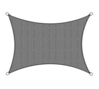 Voile d'ombrage rectangulaire 2x2m SolVision HS9, Anthracite
