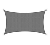 Voile d'ombrage rectangulaire 2x4m SolVision HS9, Anthracite
