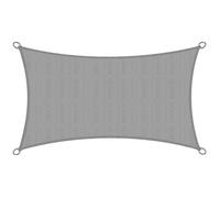 Voile d'ombrage rectangulaire 2x4m SolVision HS9, Gris