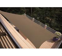 Voile d'ombrage rectangulaire 3 x 2 m Austral Jardiline - Brun havane