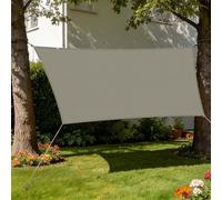 Voile d'ombrage Rectangulaire 3 x 4.5 m Imperméableanti Bache Ombrages Exterieur Antidéchirure pour Patio Balcon Jardin Terrasse Extérieur, Taupe