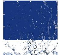 Voile d'ombrage Rectangulaire 300 x 400 cm Protection Solaire et Anti UV, Multi Couleur et Taille Filet D'Ombrage, Voiles pour Plantes de Jardin Terrasses, Bleu Foncé