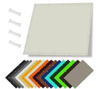 Voile d'ombrage Rectangulaire 305 x 440 cm 185G/㎡, Robuste et Stable, Filet Protection Solaire, Toile Ombrage Exterieur Toile d'ombrage Carrée pour Serre, Pergola, Piscine, Blanc cassé