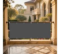 Voile d'ombrage Rectangulaire 310 x 400 cm Pare-Soleil Jardin Balcon 100% Toiles D'Ombrages avec Le Kit de Fixation pour Serre/Jardin/Pergola/Patio Lawn, Gris Foncé