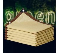 Voile d'ombrage Rectangulaire 3x3 Filet d'ombrage Toile d'ombrage Rectangulaire 4x5m Rideau pour Pergola Tente D'ombrage Tissu,beige-6x8m