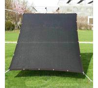 Voile d'ombrage Rectangulaire 3x3 Filet d'ombrage Toile Ombrage Extérieur 3x3 Toile Pergola L'air Peut circuler vers et vers Le Bas - sans perçage,black-5x7m
