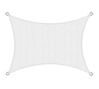 Voile d'ombrage rectangulaire 3x4m SolVision HS9, Blanc