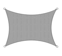 Voile d'ombrage rectangulaire 3x4m SolVision HS9, Gris