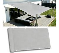 Voile D'ombrage Rectangulaire 4.6x4.6M Toile Ombrage Rectangulaire Imperméable Multi Taille Bâche Ombrage UV Protection Solaire pour Extérieur Jardin Terrasse Balcon avec Oeillets Cordons