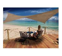 Jardiline Voile d'ombrage Austral rectangulaire 4 x 3 m – brun havane multicolore
