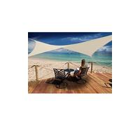 Voile d'ombrage rectangulaire 4 x 3 m Austral Jardiline - Sable