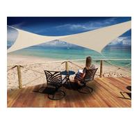 Voile d'ombrage rectangulaire 4 x 3 m - austral - sable - jardiline