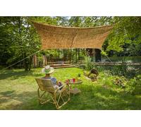 Ombrière Naturelle En Fibres De Coco Rectangulaire 4 X 3 M - Jardiline Multicolore