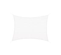 Outsunny Voile d'ombrage rectangulaire 4x6m Toile ombrage extérieur Protection Anti-UV 185g/m² HDPE, pour Jardin terrasse extérieur Patio Piscine Balcon, crème