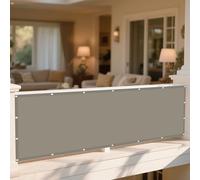 Voile d'ombrage Rectangulaire 450 x 460 cm Protection des Rayons 98% UV Toile d'ombrage Résistant à La Pluie avec Cordons pour Jardin, Serre, Patio, Terrasse et Camping, Kaki