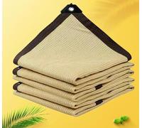Voile d'ombrage Rectangulaire 4x5 Filet Anti Chaleur Bache Pergola 4x3 Filet Anti Grele Filet Anti Chaleur pergola, terrasse, Plantes, Serre, poulailler, Cour,beige-5x8m
