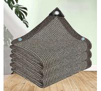 Voile d'ombrage Rectangulaire 4x6 3x5 Filet d'ombrage ExtéRieur Voile Ombrage 3x3 Toile d Ombrage 90% Filet Anti Chaleur pour Jardin Balcon Garage Ferme Voitures Poulailler,brown-3x5m