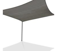 IDMarket - Voile d'ombrage rectangulaire 4x6 M Gris
