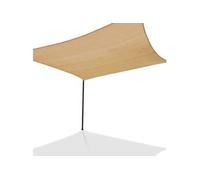 Voile d'ombrage rectangulaire 4x6 M sable