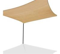 IDMarket - Voile d'ombrage rectangulaire 4 x 6 m - Sable