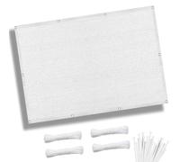 Voile d'ombrage rectangulaire 5 x 9 m pour jardin, protection durable et résistante - Idéale pour le jardin, le camping, la clôture, le camping, les clôtures, marron