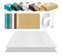 Voile d'ombrage Rectangulaire 593 x 645 cm Bloque 98% Rayons UV Pare Soleil Terrasse avec Oeillets Cordons pour Patio Extérieur Jardin Terrasse Balcon, Blanc