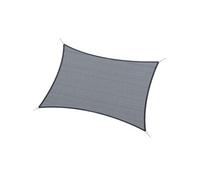 Voile d'ombrage rectangulaire 6L x 4l m HDPE gris
