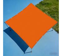 Voile d'ombrage Rectangulaire 80 x 220 cm Polyester Antidéchirure Auvent Imperméable Multi Couleur Taille Toiles pour Patio Jardin Terrasse Extérieur, Sable, Orange