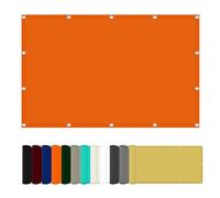 Voile d'ombrage Rectangulaire 90 x 190 cm Protection Solaire Étanche Filet d'ombrage Installation Facile sans Outils pour Jardin Terrasse, Orange