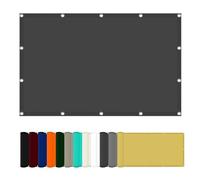 Voile d'ombrage Rectangulaire 90 x 230 cm Protection Solaire Étanche Filet d'ombrage Installation Facile sans Outils pour Jardin Terrasse, Gris Foncé