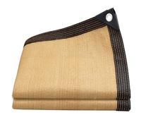 Voile d'ombrage rectangulaire à 70 % avec œillets pour pergola, balcon, serre, plage, terrasse - Imperméable - Protection UV (4 x 8 m)