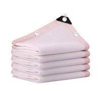 Voile d'ombrage rectangulaire Blanche à 90% avec œillets, Protection Solaire et intimité, for terrasse, pergola de Jardin ou d'extérieur(9x19m/29.53x62.34ft)
