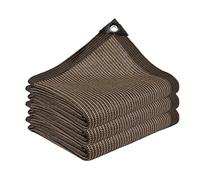 Voile d'ombrage rectangulaire/carré avec œillets antirouille et protection UV à 90 % pour extérieur, balcon, terrasse, jardin, 5 x 7 m