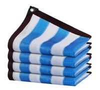 Voile d'ombrage rectangulaire de 6,1 x 6,1 m en tissu de protection UV pour jardin, balcon, cour, voiture et véranda, auvent pour un confort amélioré