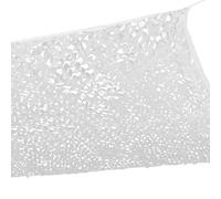 Voile d'ombrage rectangulaire design ombrière camouflage 4x6 M blanc
