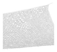 IDMarket Voile d'ombrage rectangulaire Design ombrière Camouflage 4 x 6 m Blanc