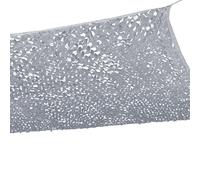 Voile d'ombrage rectangulaire design ombrière camouflage 4x6 M gris clair