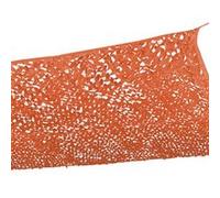 Voile d'ombrage rectangulaire design ombrière camouflage 4x6 M terracotta