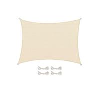 Linxor - Voile d'ombrage en Chanvre, rectangulaire pour terrasse, Jardin, Toile résistante UV - Plusieurs Tailles et Coloris